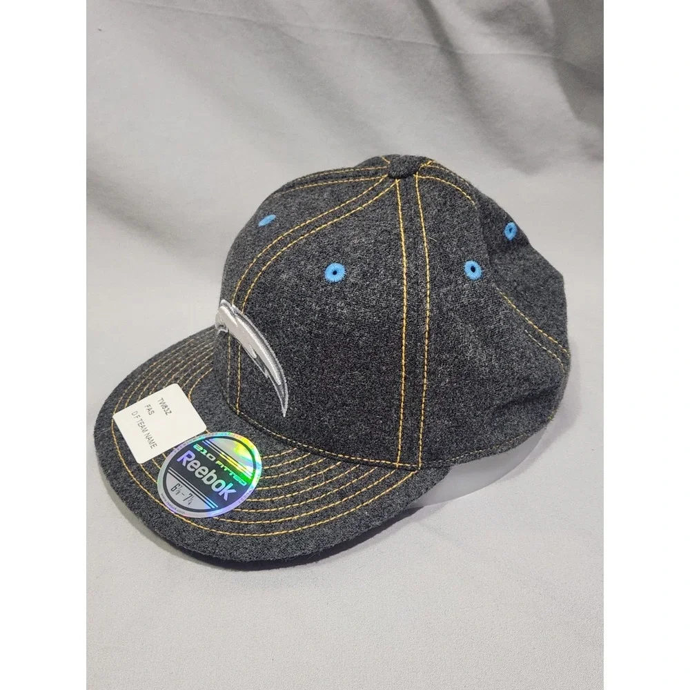210 Fitted Reebok Los Angeles Chargers NFL Gray Fitted‎ Hat 6 7/8 - 7 1/4 Wool